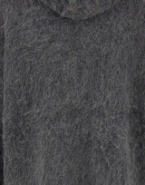 7 FOR ALL MANKIND Felpa in maglia "Fuzzy" GREY Donna 