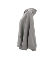 7 FOR ALL MANKIND Felpa over con cappuccio GREY Donna 