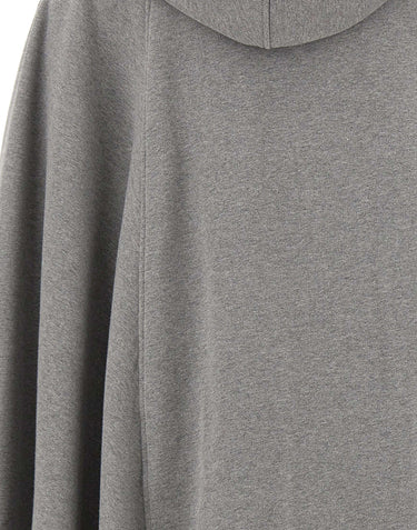 7 FOR ALL MANKIND Felpa over con cappuccio GREY Donna 