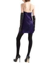 7 FOR ALL MANKIND Mini abito in satin PURPLE Donna 