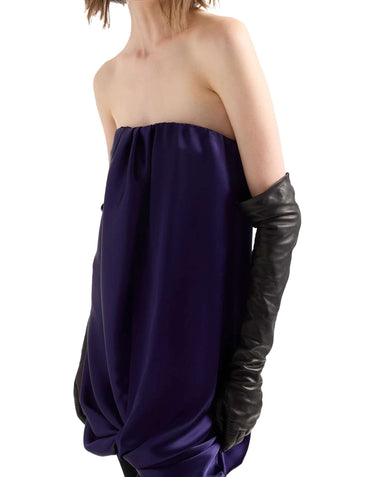 7 FOR ALL MANKIND Mini abito in satin PURPLE Donna 