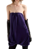 7 FOR ALL MANKIND Mini abito in satin PURPLE Donna 