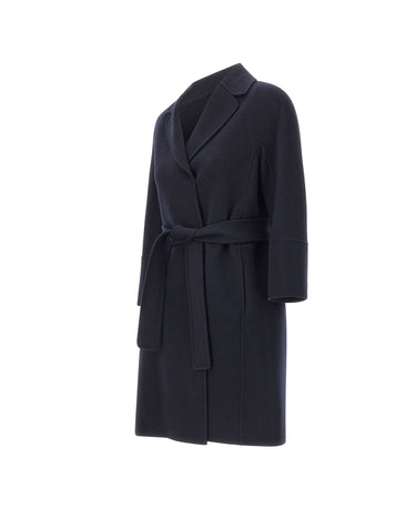 'S MAX MARA Cappotto "Arona" BLUE Donna 