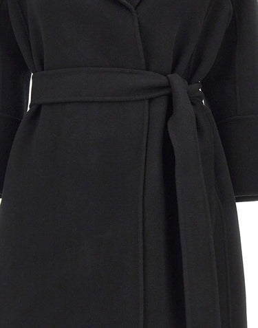'S MAX MARA Cappotto "Arona" BLACK Donna 