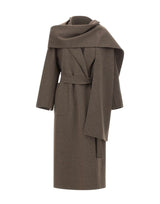 'S MAX MARA Cappotto "Peonie" BROWN Donna 