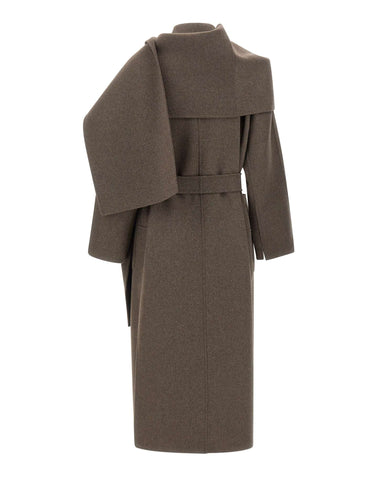 'S MAX MARA Cappotto "Peonie" BROWN Donna 