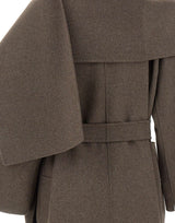 'S MAX MARA Cappotto "Peonie" BROWN Donna 