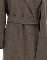 'S MAX MARA Cappotto "Peonie" BROWN Donna 