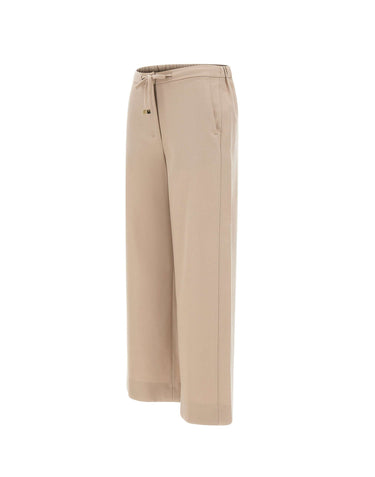 'S MAX MARA Pantalone jogging in lana stretch BEIGE Donna 