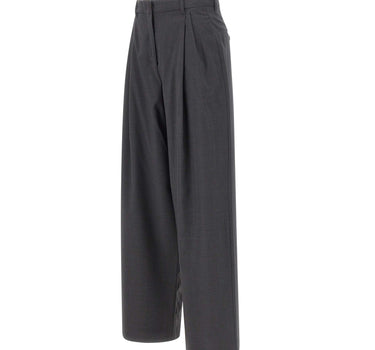 'S MAX MARA Pantalone palazzo "SMM TARO" GREY Donna 