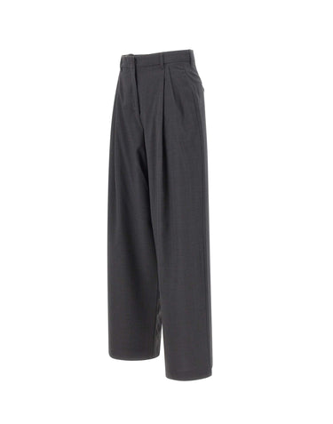 'S MAX MARA Pantalone palazzo "SMM TARO" GREY Donna 