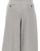 'S MAX MARA Pantaloni in tela di lana GREY Donna 