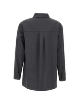 Camicia basic in tela di lana 2629196061600 016 'S MAX MARA 