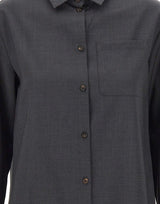 Camicia basic in tela di lana 2629196061600 016 'S MAX MARA 