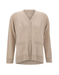 'S MAX MARA Cardigan in filato di lana BEIGE Donna 