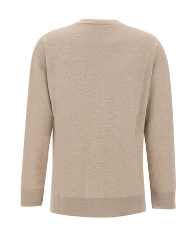 'S MAX MARA Cardigan in filato di lana BEIGE Donna 