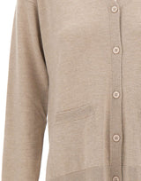 'S MAX MARA Cardigan in filato di lana BEIGE Donna 