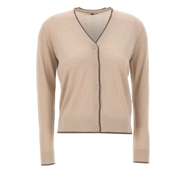 'S MAX MARA Cardigan in lana vergine BEIGE Donna 
