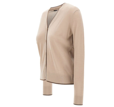 'S MAX MARA Cardigan in lana vergine BEIGE Donna 