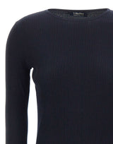 'S MAX MARA Maglia a costine in lana BLUE Donna 