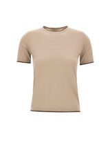 'S MAX MARA Maglia a maniche corte in lana BEIGE Donna 