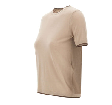'S MAX MARA Maglia a maniche corte in lana BEIGE Donna 