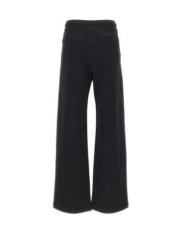 'S MAX MARA Pantalone ampio in jersey double BLACK Donna 
