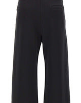 'S MAX MARA Pantalone ampio in jersey double BLACK Donna 