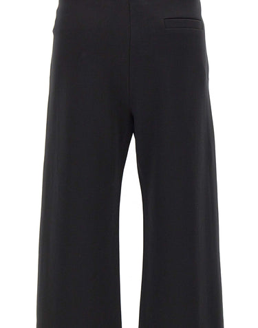 'S MAX MARA Pantalone ampio in jersey double BLACK Donna 