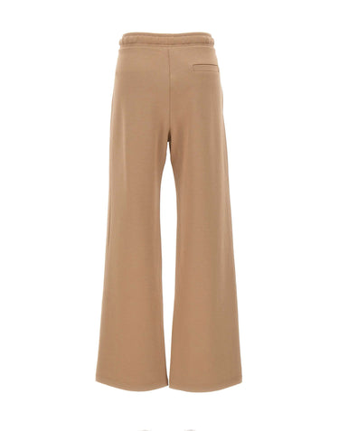 'S MAX MARA Pantalone ampio in jersey double BROWN Donna 