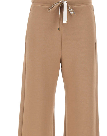 'S MAX MARA Pantalone ampio in jersey double BROWN Donna 