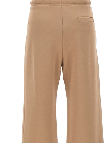 'S MAX MARA Pantalone ampio in jersey double BROWN Donna 