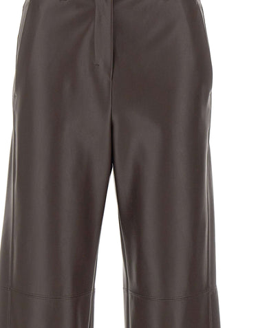'S MAX MARA Pantaloni in jersey spalmato BROWN Donna 