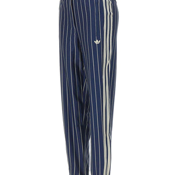 ADIDAS Pantaloni "Firebird" gessati BLUE Donna 