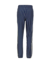 ADIDAS Pantaloni "Firebird" gessati BLUE Donna 