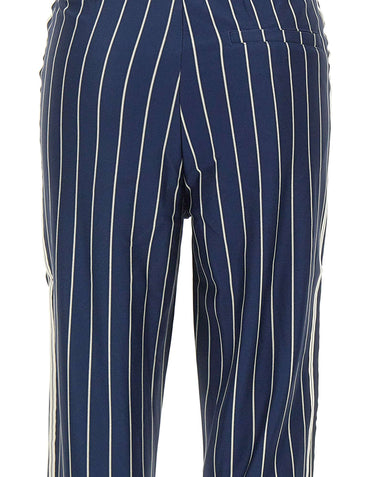 ADIDAS Pantaloni "Firebird" gessati BLUE Donna 