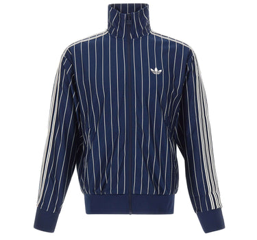 ADIDAS Felpa "Firebird Pinstripes" BLUE Uomo 
