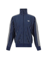 ADIDAS Felpa "Firebird Pinstripes" BLUE Uomo 