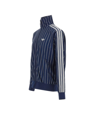 ADIDAS Felpa "Firebird Pinstripes" BLUE Uomo 