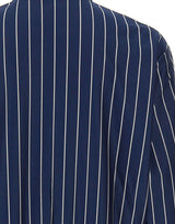 ADIDAS Felpa "Firebird Pinstripes" BLUE Uomo 