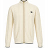 ADIDAS Felpa "Firebird" in maglia a trecce WHITE Uomo 