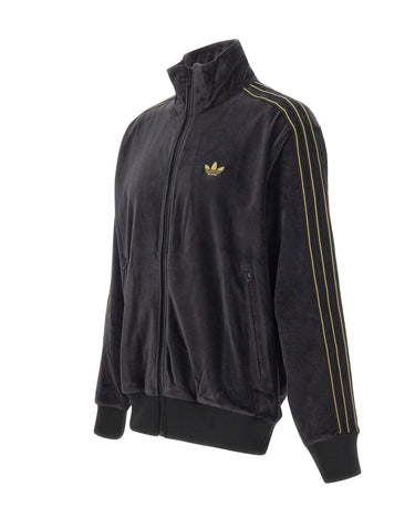 ADIDAS Felpa "Velour" BLACK Uomo 