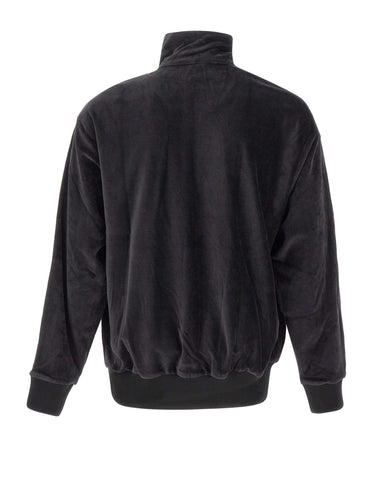 ADIDAS Felpa "Velour" BLACK Uomo 