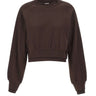 ADIDAS Felpa in cotone doppiata BROWN Donna 