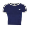 ADIDAS Maglia crop a maniche corte BLUE Donna 