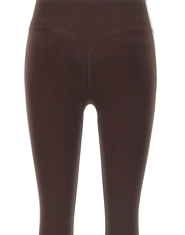 ADIDAS Leggings in misto nylon BROWN Donna 