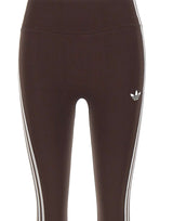 ADIDAS Leggings in misto nylon BROWN Donna 