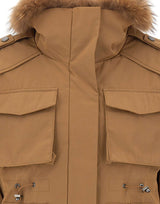 AFTER LABEL Giacca "Ushuaia" BROWN Donna 