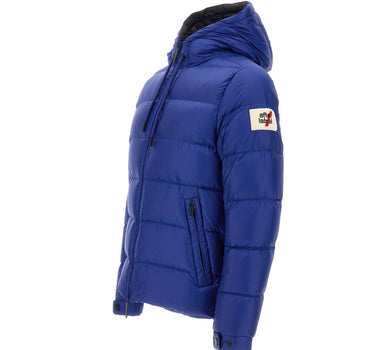 AFTER LABEL Piumino "Verbier" BLUE Uomo 