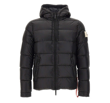 AFTER LABEL Piumino "Verbier" BLACK Uomo 
